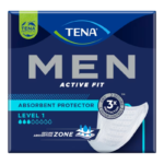 Tena Men Active Fit Livello 1, Assorbenti per incontinenza, 12 pezzi