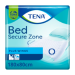 Tena Bed Secure Zone con ali | Traverse assorbenti, 180x80cm, 20 pezzi