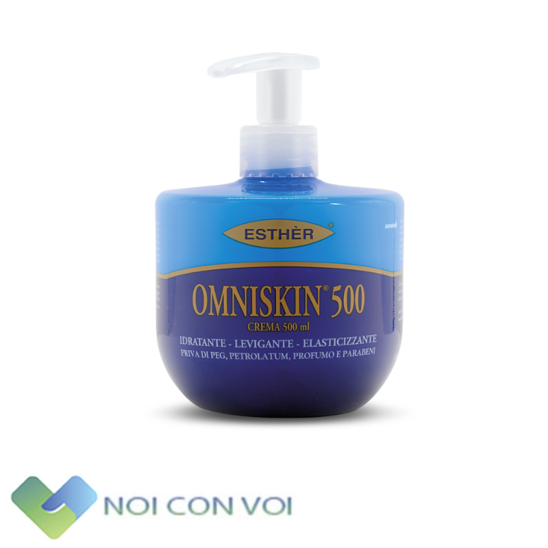 Omniskin  500 crema, Crema idratante e elasticizzante, 500ml