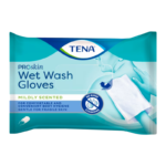 Tena Wet Wash Glove, con leggera profumazione