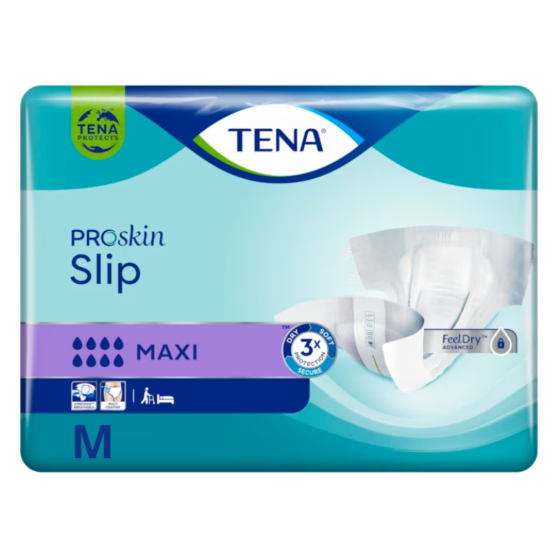 Tena Slip Maxi Pannolino a mutandina per incontinenza M, 10 pezzi