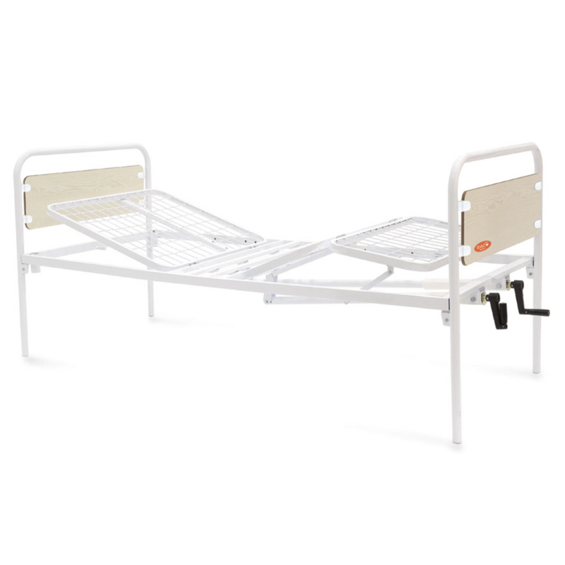 Moretti, Letti degenza manuali larghezza 90 cm, due manovelle, tre snodi, MP091